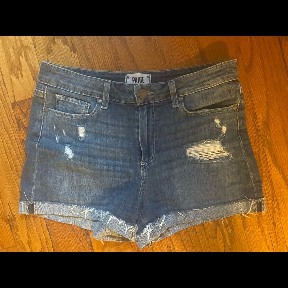 PAIGE Denim Shorts - Size 28 - Excellent Condition